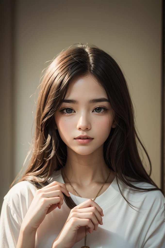 Beautuful Women、sixteen years old 、Half body shot、perspiring、the body gets wet