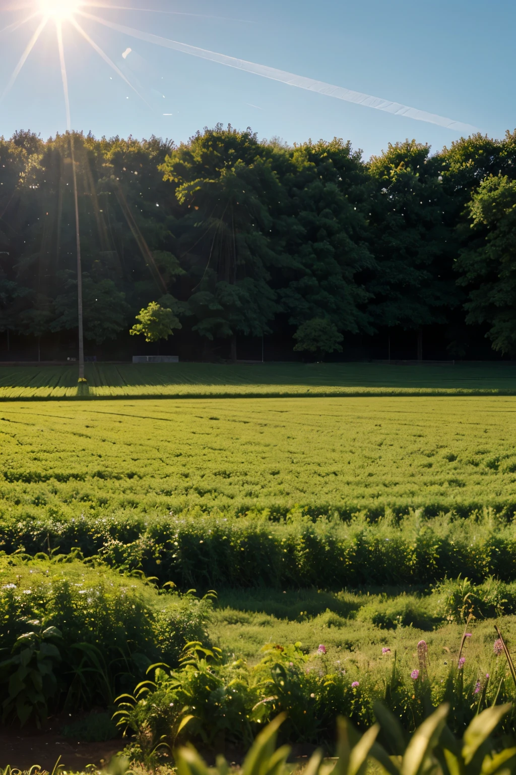 exposiaexposure to sunlight PLANTS IN THE FIELD
