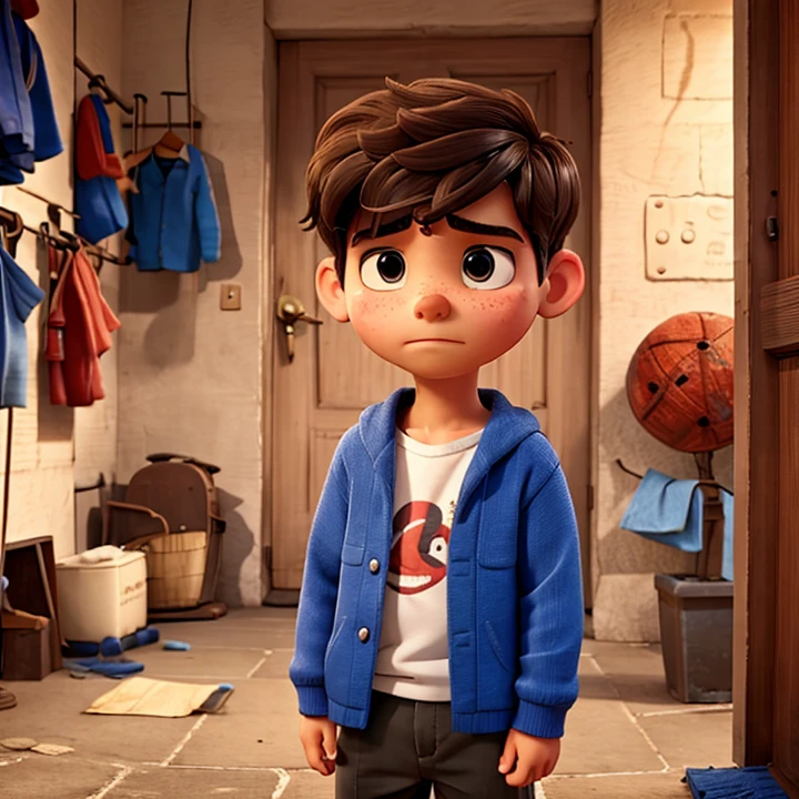 A sad boy