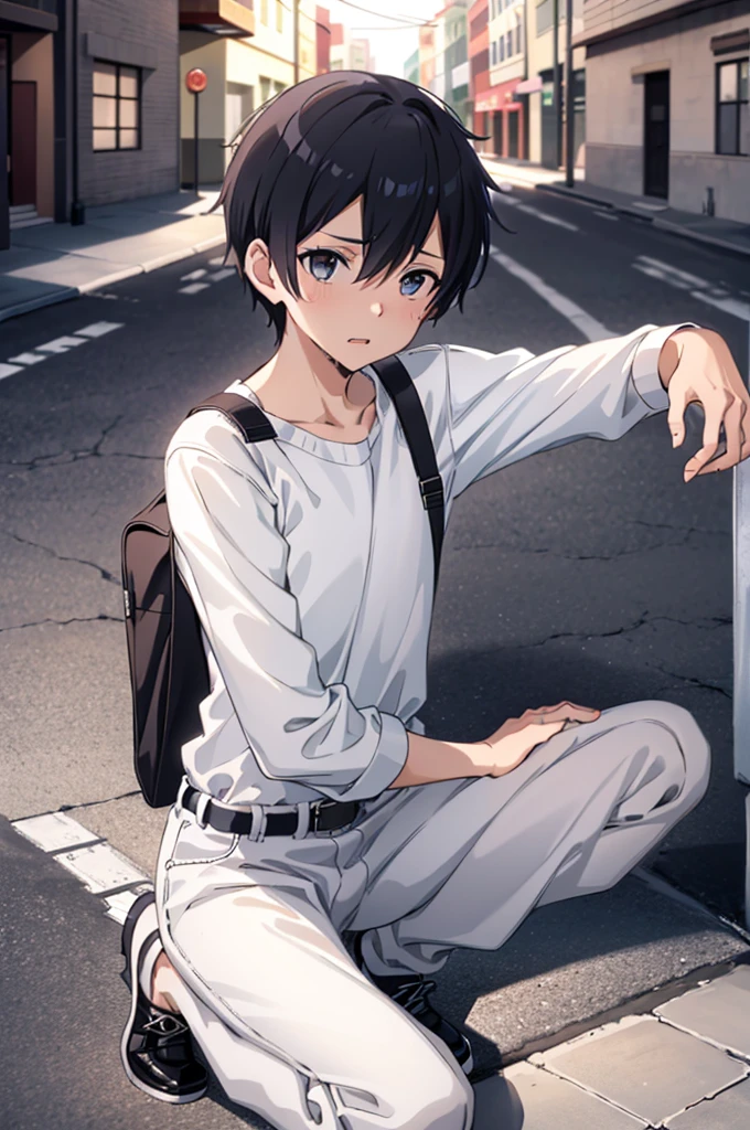 The culprit is God,神の見えざるhand,,,,,,cool,,,He was a refreshing, athletic, innocent boy.,,,boy,,,boys,,,charm,Slim figure,Japanese high school student style,,White casual clothes,,,Smooth,Skin texture,Functional beauty,youth,Vibrancy,The male protagonist,,,shine,Action,,,Before he became a grown man,daily,,Life,,Suddenly my penis was castrated in the street,,,,,Complete castration,,Male Disqualification,,kirito,sexual excitement,,Absurd,Puzzled,,,,Masculinity?,Breeze,Piece of bone,Natural light,face,hand,eye,blush,tears,,,Saliva,,,Urine,Accuracy,,Ultra correct,Biological,Excellent detailed anatomy,4K,8k,Highest quality,