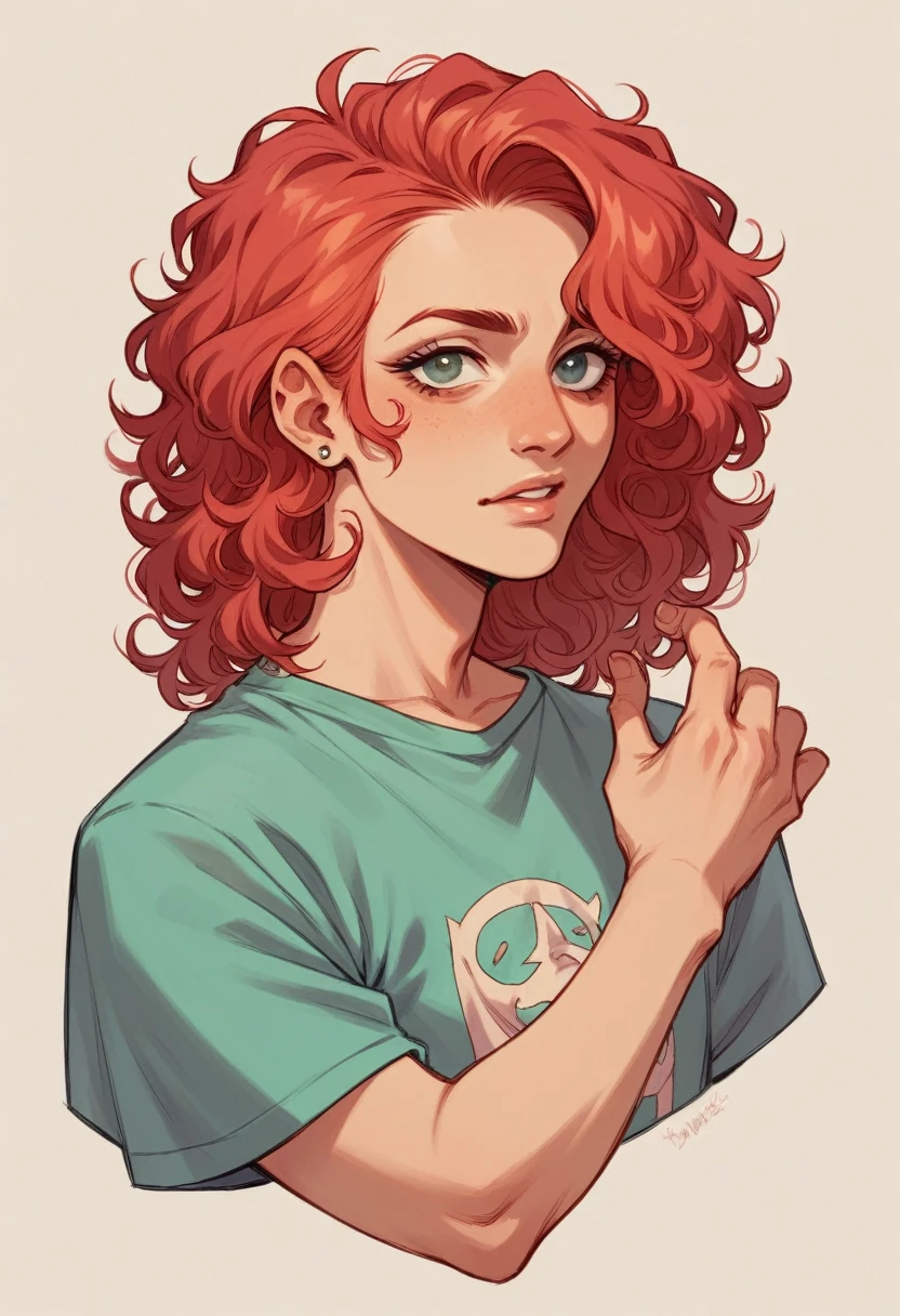 Barbie red hair curly 80s