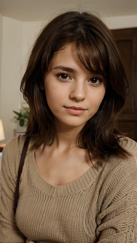 wife, French,18 ans, Brown eyes, Brown hair, modern children&#39;s room