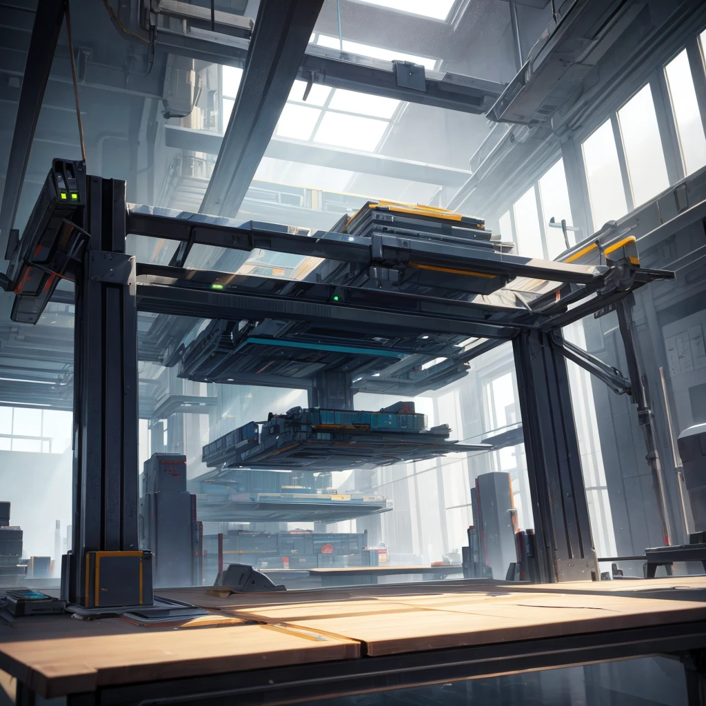 make a futuristic book closed on a futuristic construction table