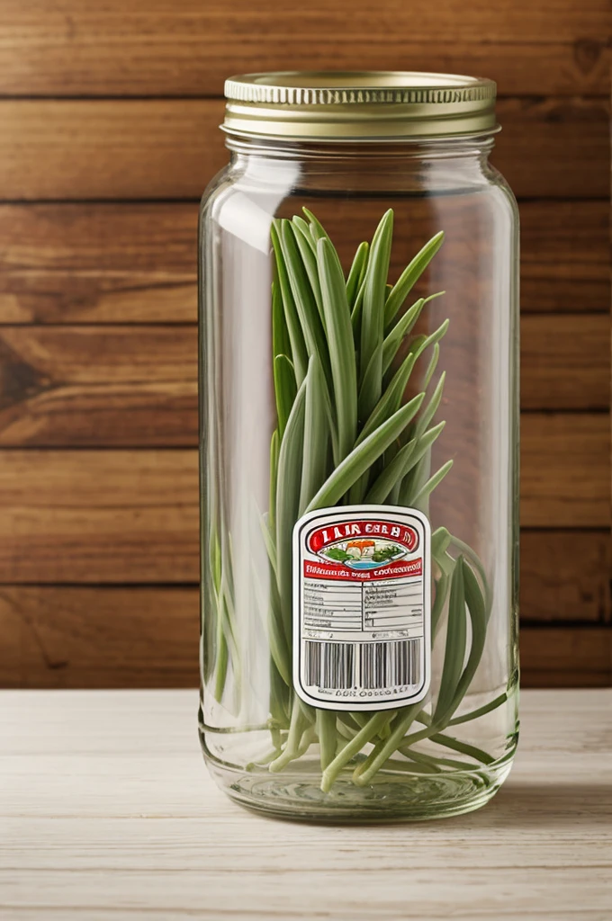 A cartoon of a white 1 liter jar of agro products 