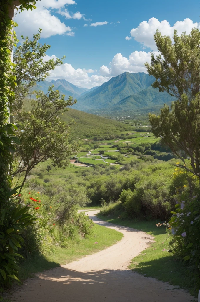Image of the place based on the poem Paradise Valley 