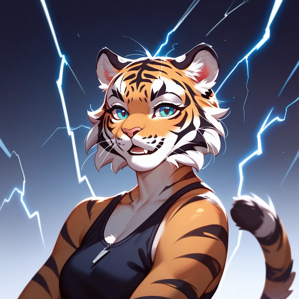 lightning, tiger kitten, blue and white (score_9,score_8_up,score_7_up,score_6_up,score_5_up,score_4_up)