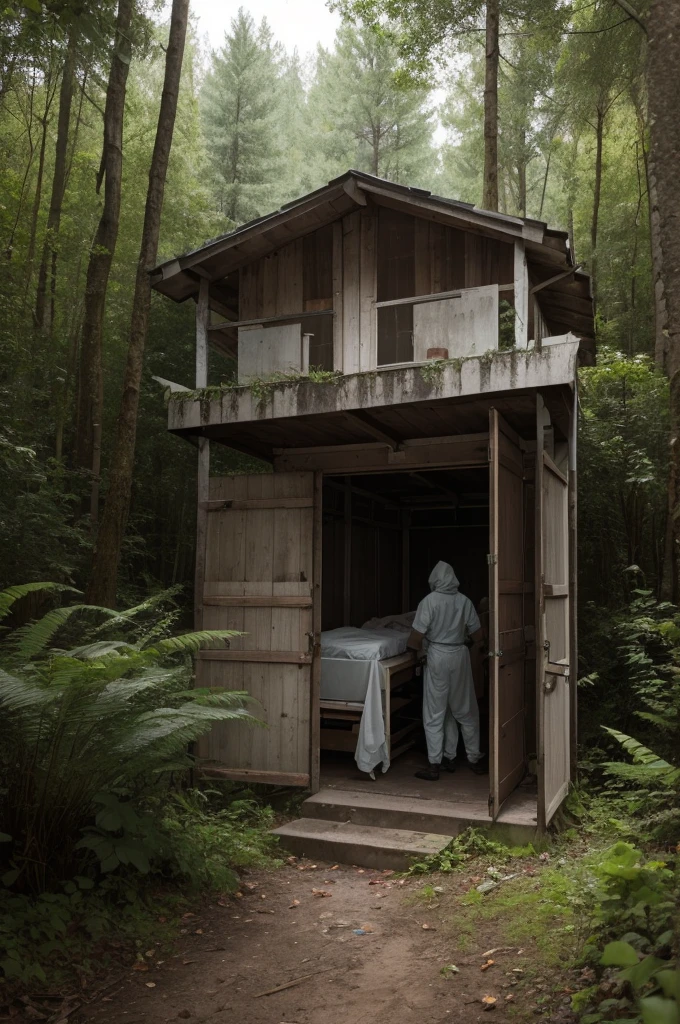 Morgue in the middle of the forest