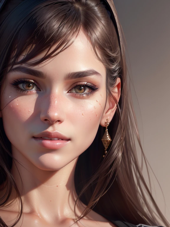 there is a woman with a big dil in her mouth, face close up, ultra high detail ultra realism, photorealistic skin texture, refined nose, closeup shot of face, neck zoomed in from lips down, 8k highly detailed face, ultra detailed face, high quality photorealism, close detailed face, detailed unblurred face, closeup face, ultra realistic facial details