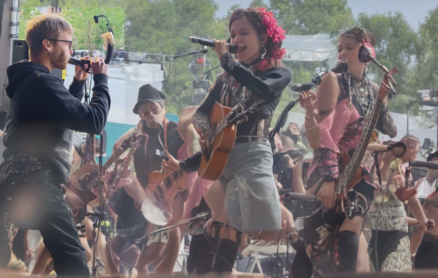 Rancheras concert in Mexico. festival. Many people