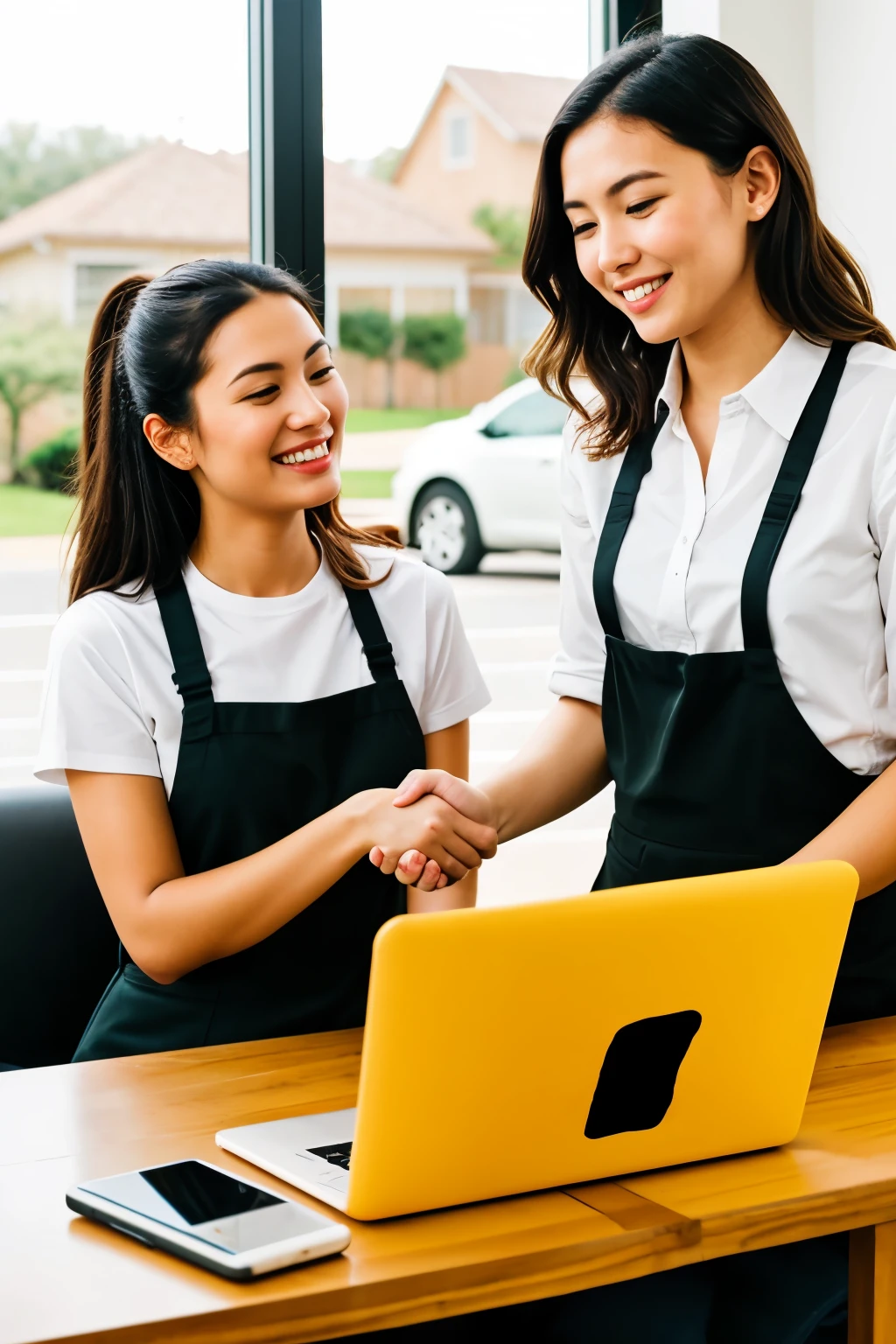 Someone offering a product or service to another person

