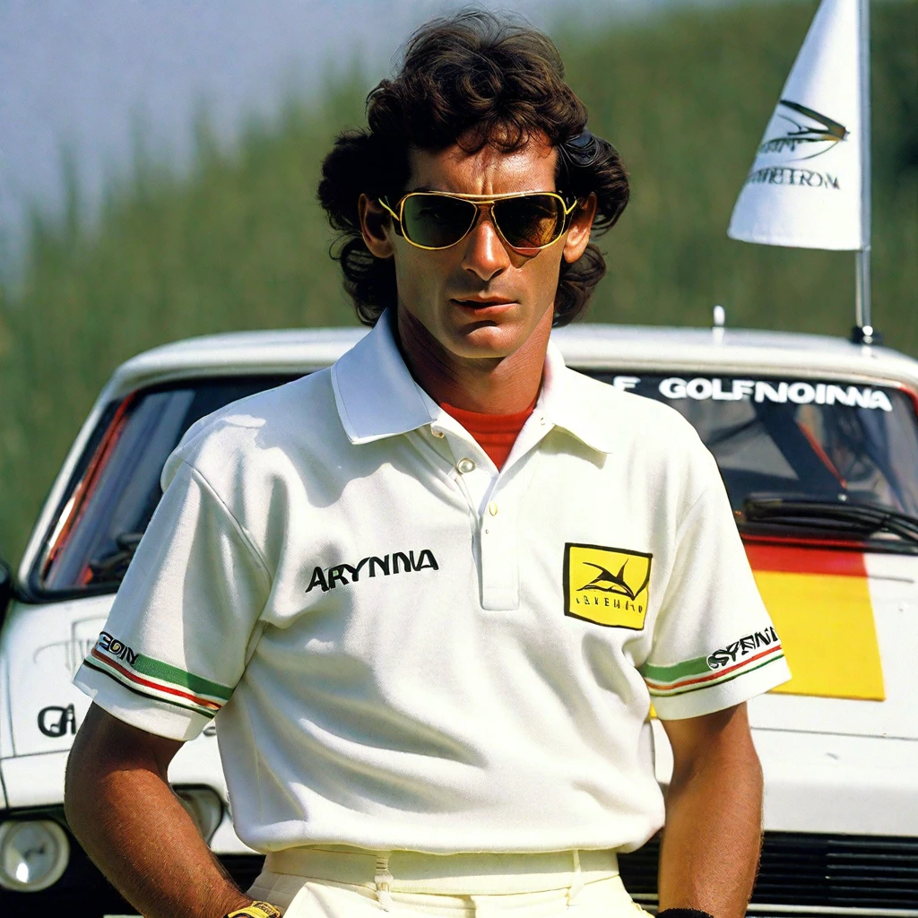 ayrton senna golf