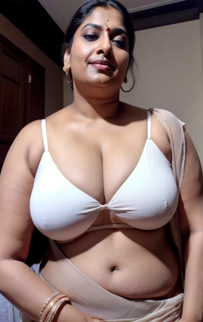Sexy fat plus size indian bhabhi, sleeveless blouse, desi hot aunty, looks like Anushka Shetty, wearing sleeveless saree blouse, sexy sequin saree, bold saree fashion, bong saree fashion, bold hot photoshoot, sexy sequin saree, she has fleshy arms and fat wide belly, sexy armpits, showing her attractive fleshy figure, high quality skin, skin pores, skin texture, deep juicy navel, sexy navel folds, fleshy figure, jiggly belly, hyper realistic skin, RAW Foto, unsatisfied Indian housewife, sexy indian housewife, mature desi aunty bhabhi Chachi Amma,