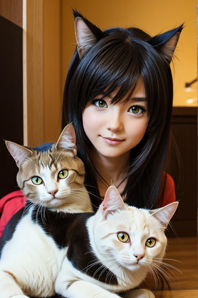 an anime cat girl