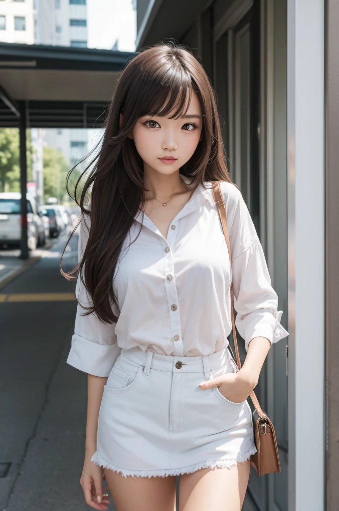 The shirt。skirt by the。
