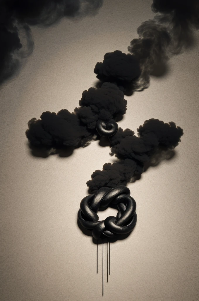Create logo with the letters GB intertwined with each other With a background of black smoke