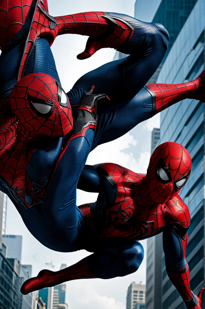 spider man with batmam