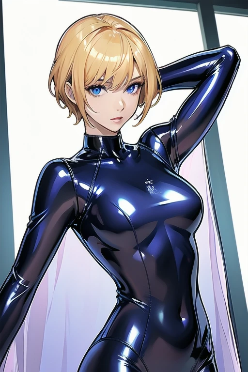 Mature Woman, Woman in a futuristic suit, highly Detailed face, Nice, Very large breasts, (Mature Woman), Adult face, (Mature Woman), Cyber Suit, Anime woman in a tight suit, Milfication, Elegant body, Focus on the navel, nude, gloves, Earrings, sf, Female protagonist, Volumetric Light, Detailed lighting, Detailed Texture, BoobsCyberpunk, Biomechanical , masterpiece, (Top quality eyes), Detailed face, sfの背景, Futuristic landscape, (((Yellow bodysuit))), (Chuby), (((High quality face))), (((High resolution face)))
