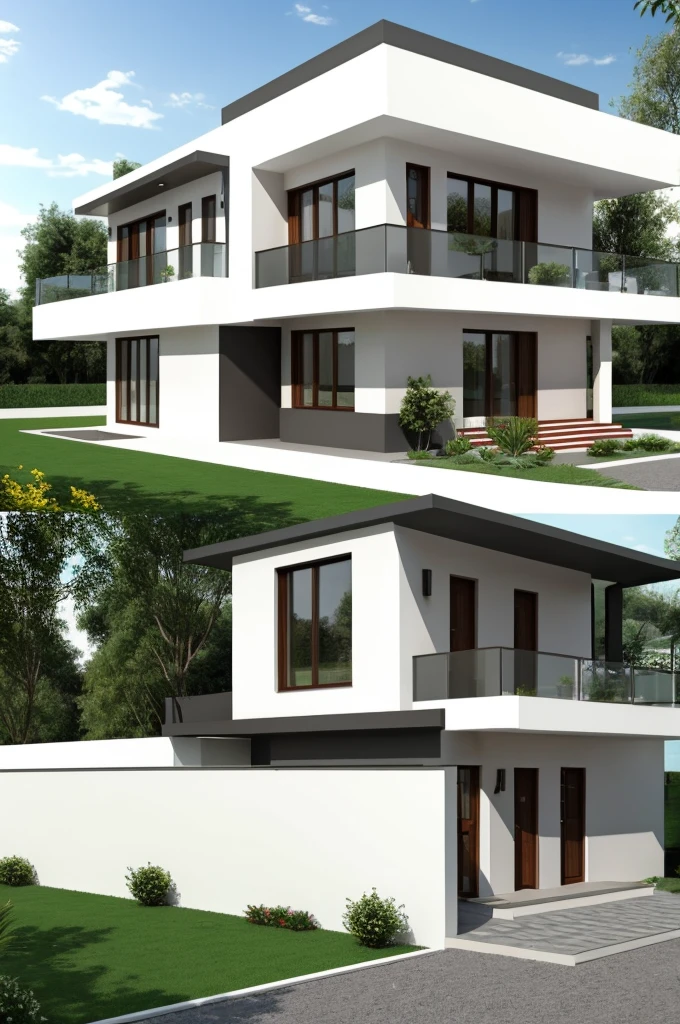 Modern house of 4 x 6 meters