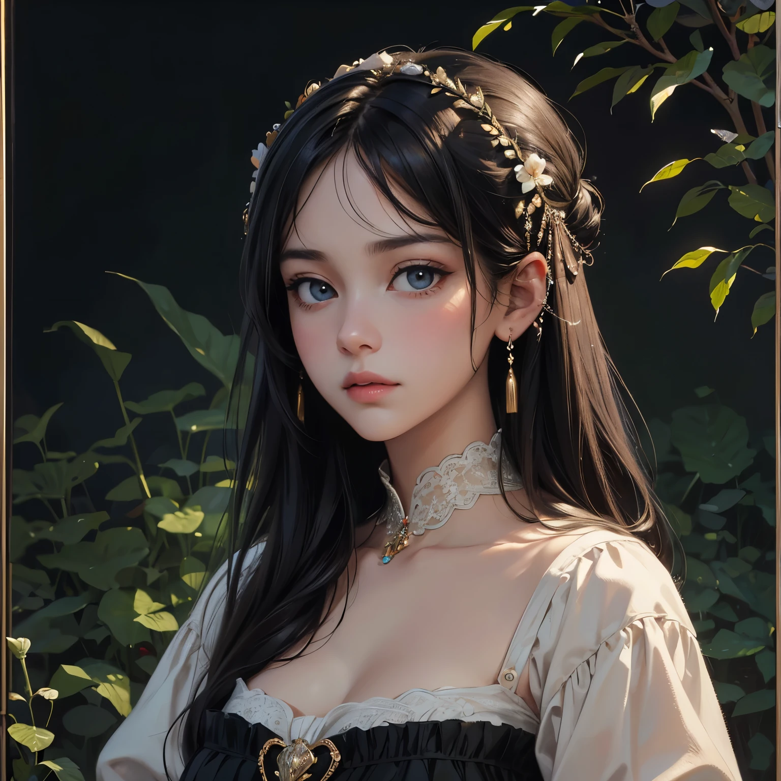 masterpiece, best quality, an extremely delicate and beautiful girl,an extremely delicate and beautiful, world masterpiece theater, ultra-detailed, highly detailed, best quality, black hair, highres, extremely detailed,1girl, best quality, illustration, looking at viewer, impasto, canvas, oil painting, realistic, realist ,real,