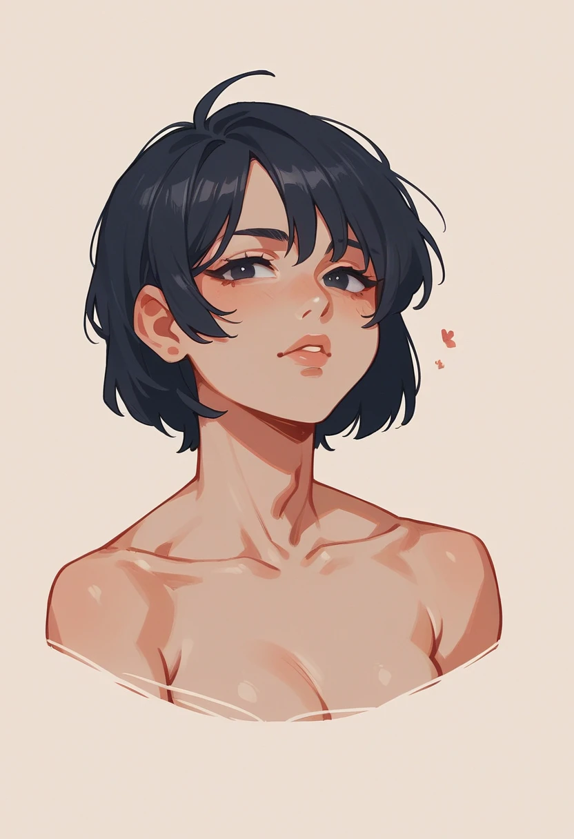 1 girl, real human, real black hair