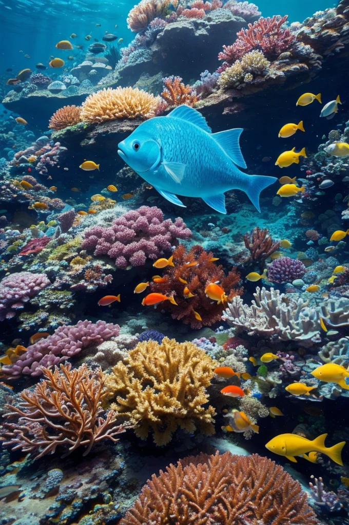 The diversity of colors under the sea