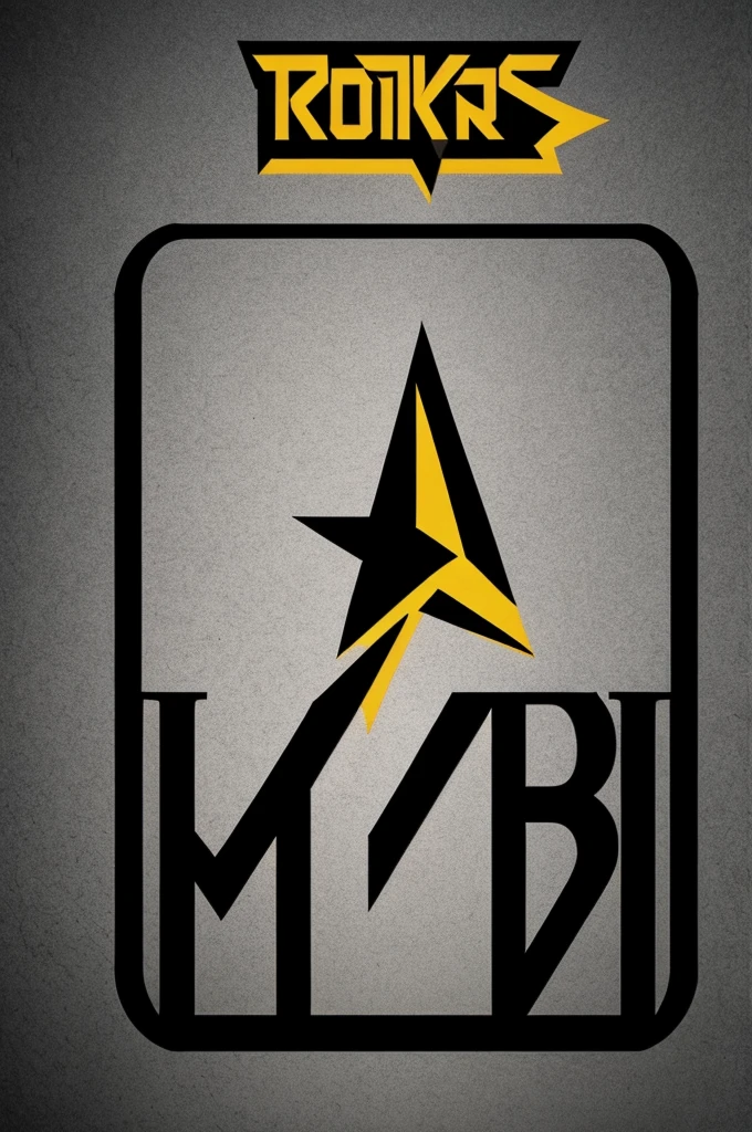 Logo for a business called "Rockstar" with 2000 style