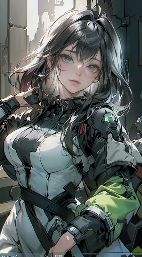 ((Best quality)), ((masterpiece)), (detailed:1.4), 3D, an image of a beautiful cyberpunk female,HDR (High Dynamic Range),Ray Tracing,NVIDIA RTX,Super-Resolution,Unreal 5,Subsurface scattering,PBR Texturing,Post-processing,Anisotropic Filtering,Depth-of-field,Maximum clarity and sharpness,Multi-layered textures,Albedo and Specular maps,Surface shading,Accurate simulation of light-material interaction,Perfect proportions,Octane Render,Two-tone lighting,Wide aperture,Low ISO,White balance,Rule of thirds,8K RAW,