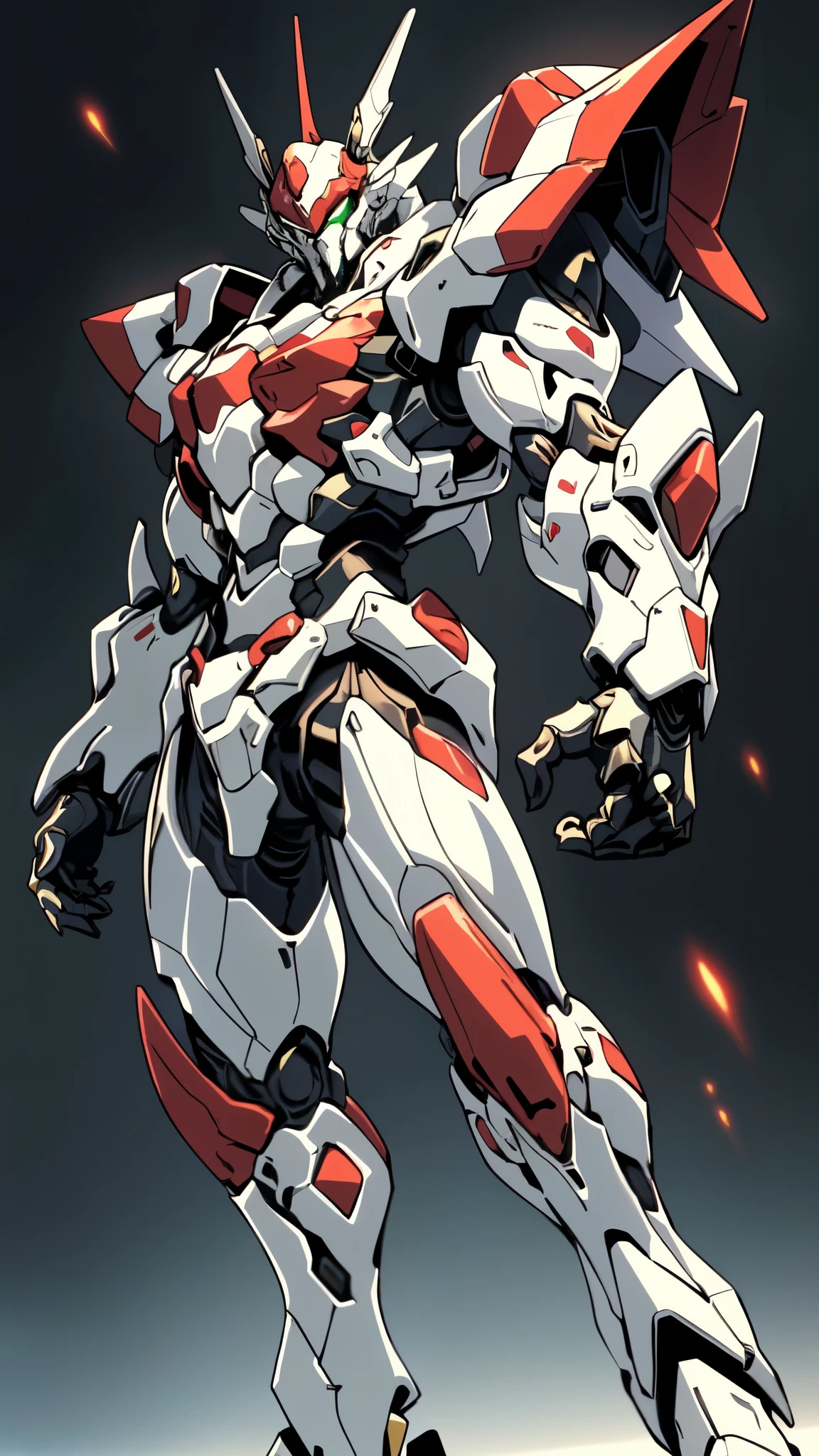 (masterpiece:1.5, best quality:1.5, extremely delicate:1.5, foreshortening:1.5, dynamic angle:1.5), a man wearing a full-face helmet, a fantasy-style biotech armored combat suit, green eyes, (a composite layered chest armor), fully enclosed shoulder guards, matching arm and leg guards, belt of Neon circuit, (the color scheme is primarily white with red green accents), the design balances heavy with agility, a high-tech bio-mecha armor, (Armor Concept Inspired by neon Cyberpunk, stand on the top of a skyscraper in a futuristic sci-fi city), this character embodies a finely crafted fantasy-surreal style armored hero in anime style, exquisite and manga art style, (element, plasma, energy, the armor glows), ((male:1.5)), metallic, high definition, highres, ultra-detailed, ultra-fine painting, professional, perfect body proportions, golden ratio, anatomically correct, symmetrical face, extremely detailed eyes and face, high quality eyes, creativity, RAW photo, UHD, 32k, Natural light, cinematic lighting, masterpiece-anatomy-perfect