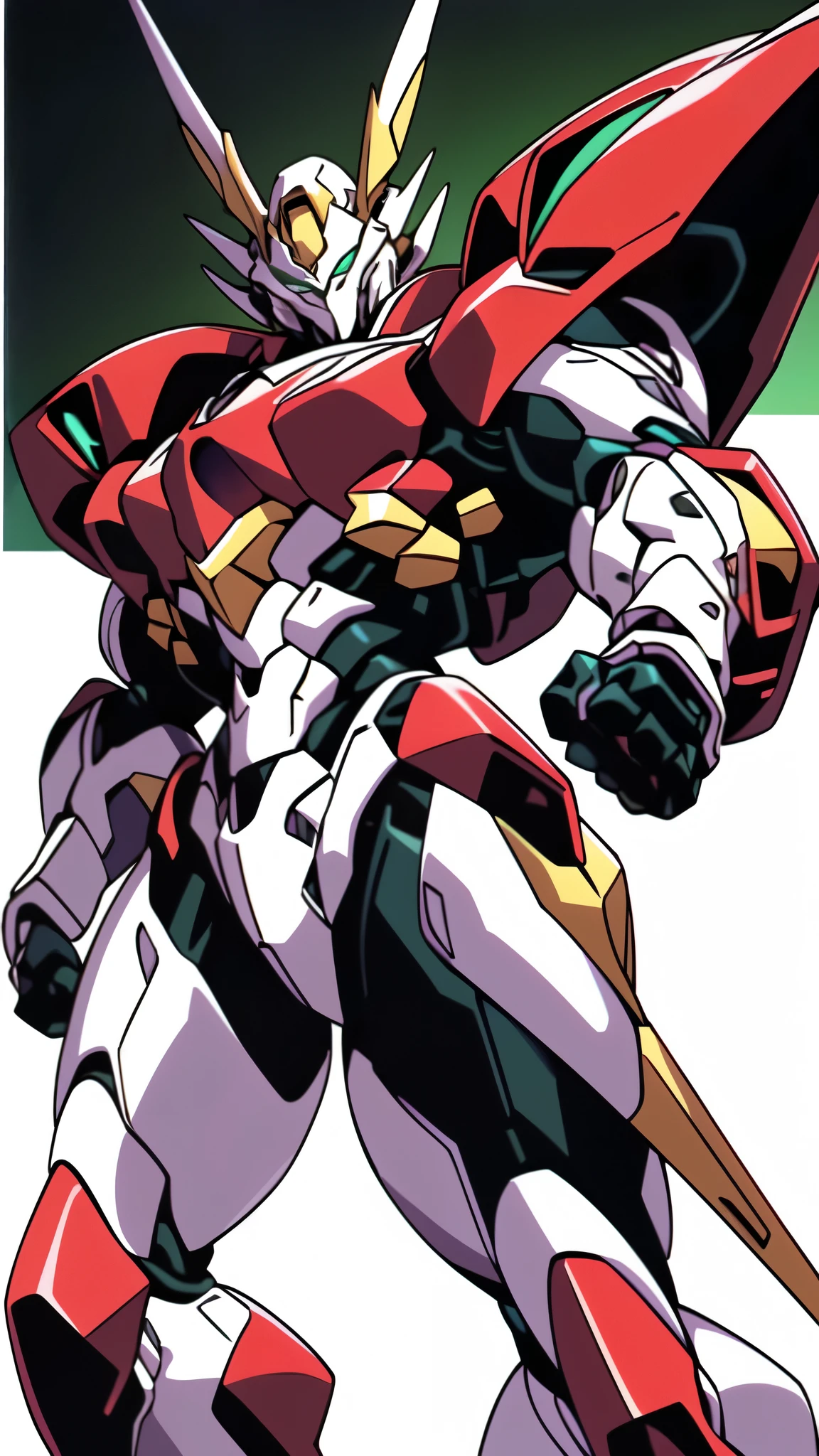(masterpiece:1.5, best quality:1.5, extremely delicate:1.5, foreshortening:1.5, dynamic angle:1.5), a man wearing a full-face helmet, a fantasy-style biotech armored combat suit, green eyes, (a composite layered chest armor), fully enclosed shoulder guards, matching arm and leg guards, belt of Neon circuit, (the color scheme is primarily white with red green accents), the design balances heavy with agility, a high-tech bio-mecha armor, (Armor Concept Inspired by neon Cyberpunk, stand on the top of a skyscraper in a futuristic sci-fi city), this character embodies a finely crafted fantasy-surreal style armored hero in anime style, exquisite and mature manga art style, (element, plasma, energy, the armor glows), ((male:1.5)), metallic, high definition, highres, ultra-detailed, ultra-fine painting, professional, perfect body proportions, golden ratio, anatomically correct, symmetrical face, extremely detailed eyes and face, high quality eyes, creativity, RAW photo, UHD, 32k, Natural light, cinematic lighting, masterpiece-anatomy-perfect