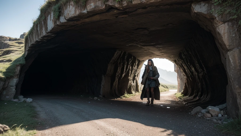 make a cave entrance