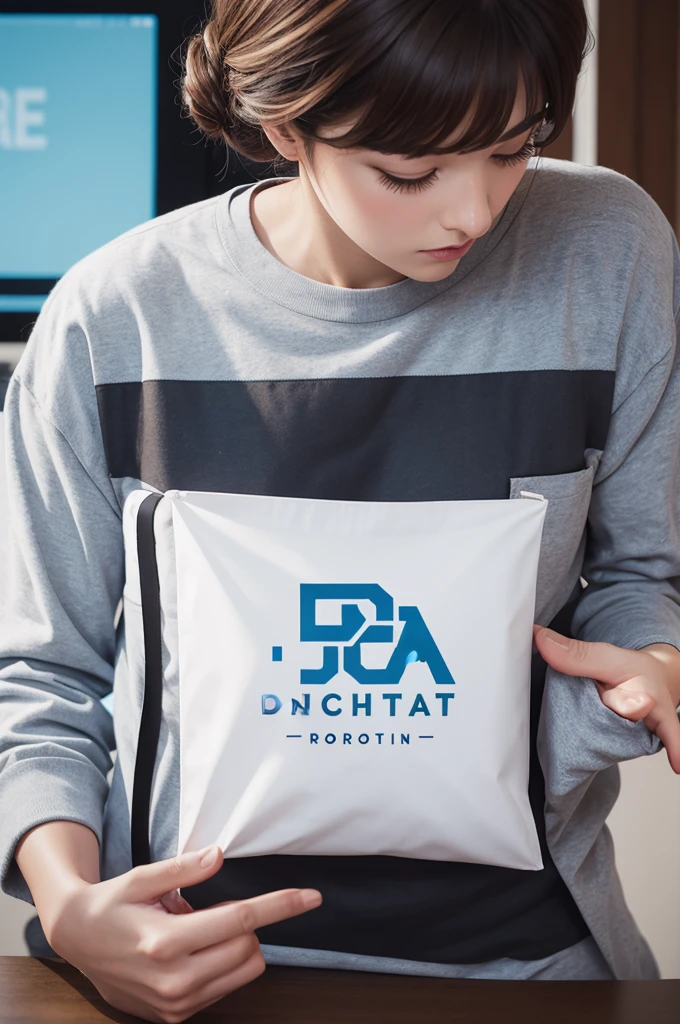 Create a Logo that says IT'S ON THE NETWORK