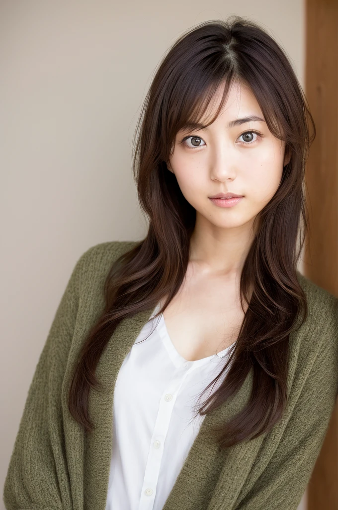 (((One girl,alone))),(Highly realistic photos, High resolution, Detailed face, Beautiful Eyes) Japanese women, 21 years old, Cute Face, alone:1, Nice body, Medium chest, ,Hairstyle, Take a photo book,,Healthy Body,Thighine Fujiko,Captivating pose