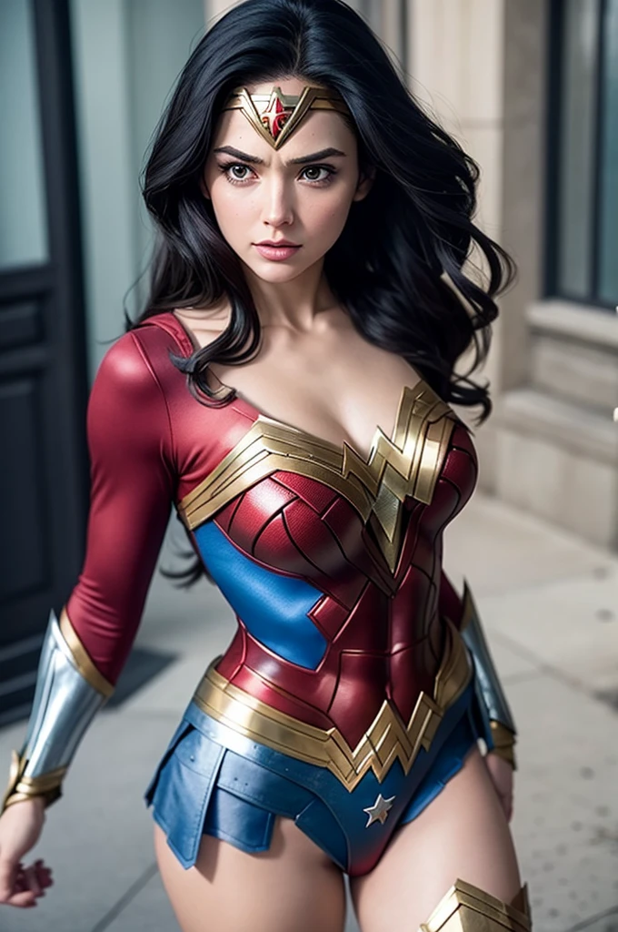 Create a Wonder Woman with Superman outfit