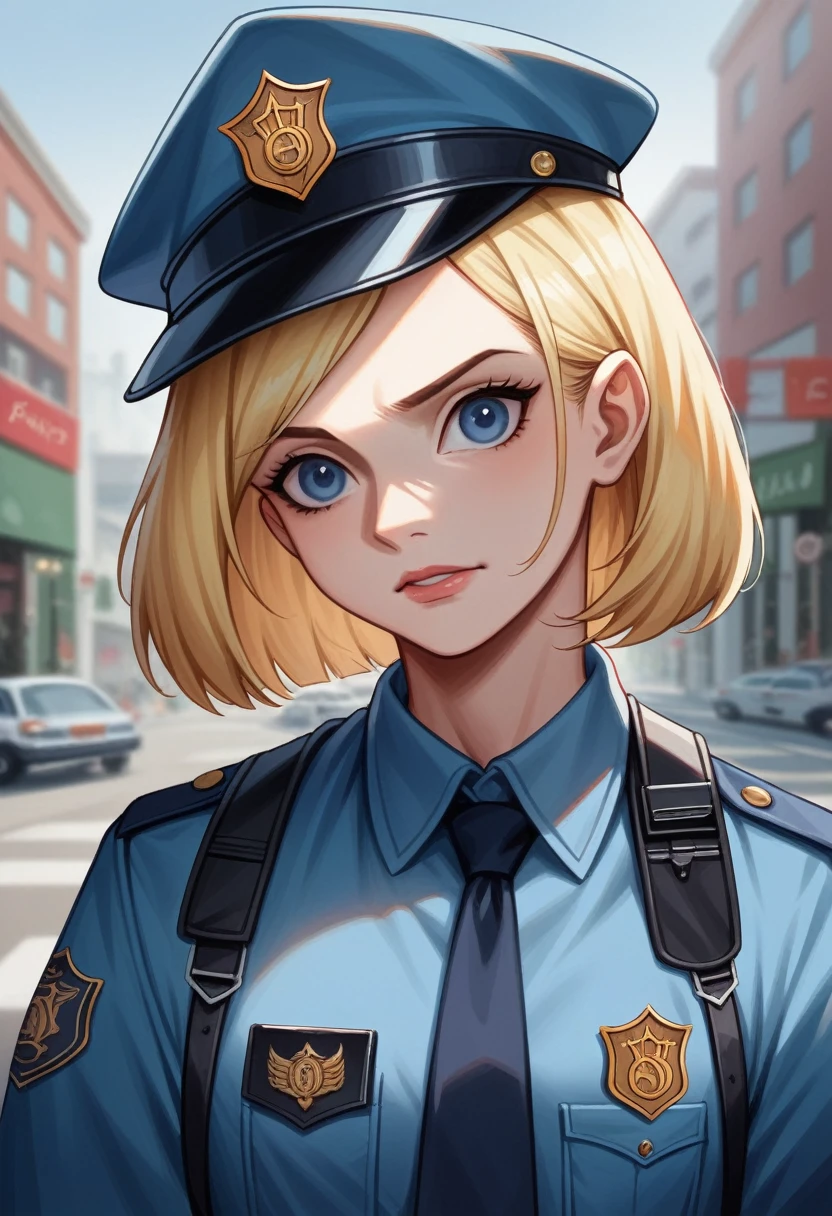1girl portrait painting, Elle Fanning, Leprechaun, hair blonde, blue colored eyes, Civil police, upper body focus, investigation police, intricate, cinematic lighting, styled hair, cop movie, investigation genre, ARTISTIC CINEMATOGRAPHY, premium quality fancy movie color grading, upper-body shot, skin detailed, fancy, snowy urban city, model shoot style, (extremely detailed CG), photo of beautiful artwork, (Antonio Moro), (Jeremy Mann), high détail, sharp focus, Dramatic, oil painting, realisitic