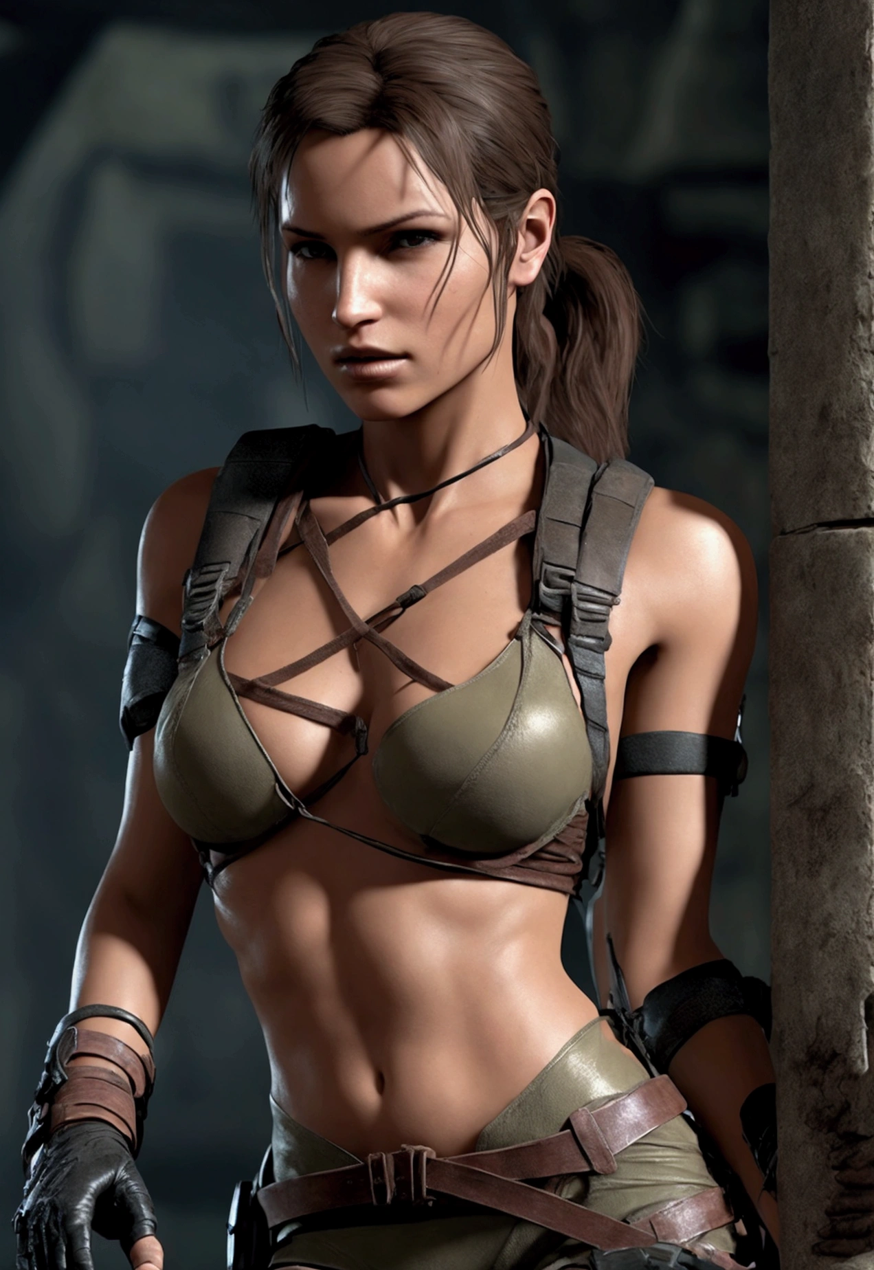 [LARA CROFT|QUIET (METAL GEAR)] head to toes full picture of body