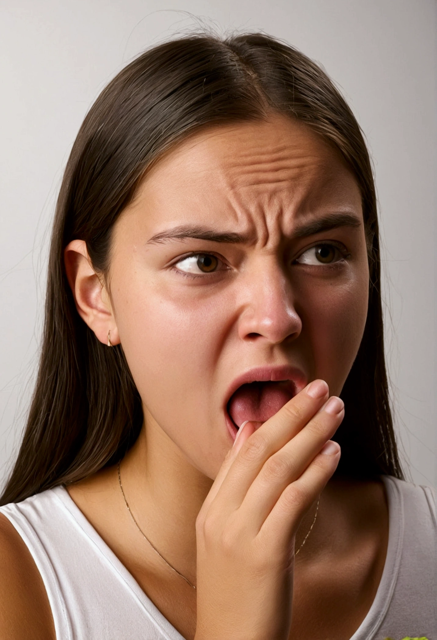 girl fart smelly stink ass discomfort choking on face