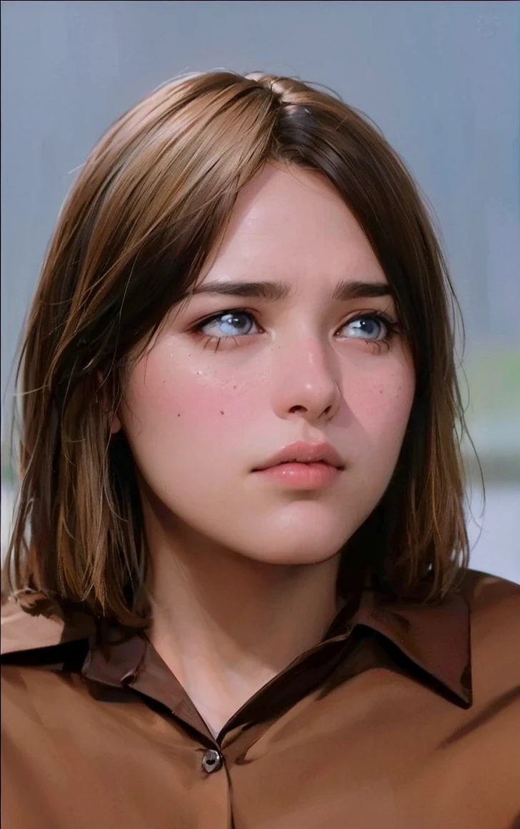 (8ก, Highest quality: 1.2), Extremely detailed, thorough resolution, (realistic, realistic photo: 1.37), Portrait, high definition RAW color photograph, professionally arrested, high definition and beautiful, high definition, 8ก Image wallpaper, Amazing details, Big file size, highly detailed beautiful girl, Extremely detailed face, Finely defined eyes, The skin has a fine texture., Every feature is meticulously displayed., The fingers were neatly outlined., The nose has a precise shape., expressive lips, perfect anatomy, background is not blurred, one story, (20:1.2), Twenty generations, cute girl, realistic