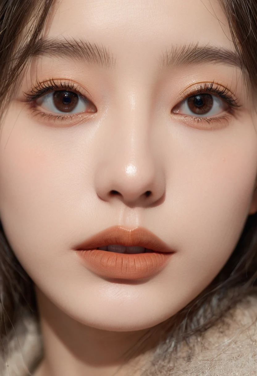 (8K, best quality, masterpiece:1.2), (Practical, photoPractical, photo-Practical:1.37), Extremely detailed, Beautiful and delicate eyes, Beautiful and delicate nose, Small Breasts, masterpiece, Midwinter,,1 Girl, Solitary,Practical, black eyes, Lips, Brown eyes, Delicate face, Facing the Focus, Thin face,