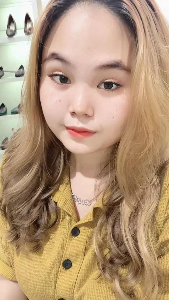 a cute girl with highly detailed eyes and face, realistic face, long brunette hair with bangs, smaller and flat chest, small waist, beautiful thighs, off-shoulders top, shorts jeans, whole body portrait, (best quality,4k,8k,highres,masterpiece:1.2),ultra-detailed,(realistic,photorealistic,photo-realistic:1.37), photography, cinematic lighting, warm colors, intricate details, dynamic pose
