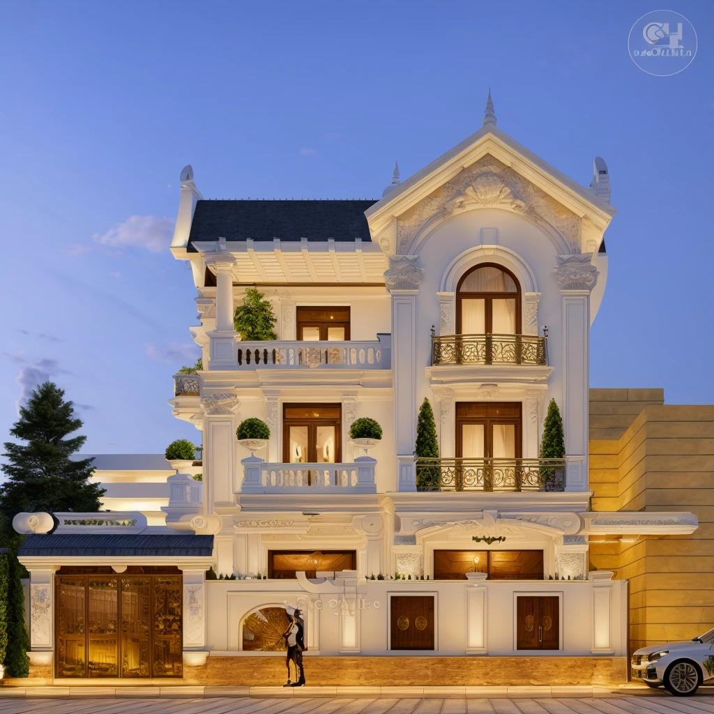 Neoclassical villa design