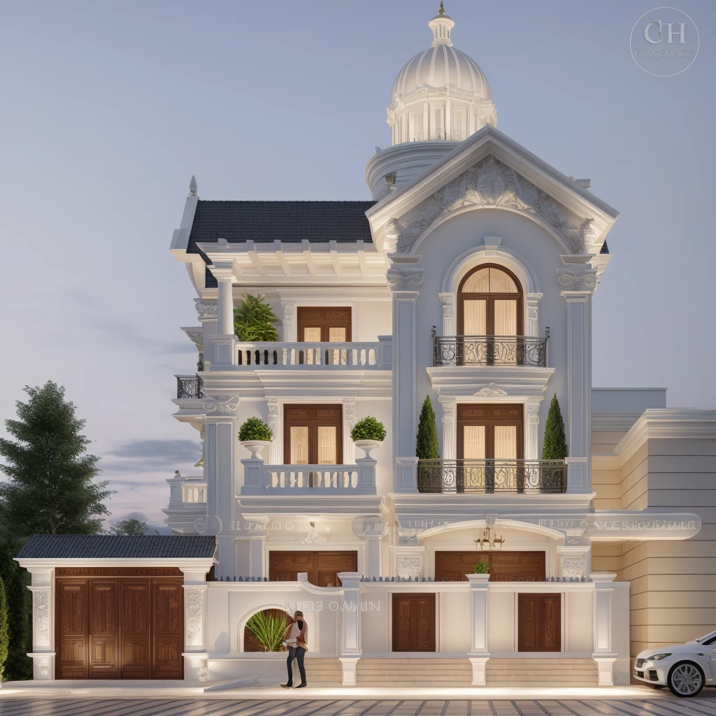 Neoclassical villa design