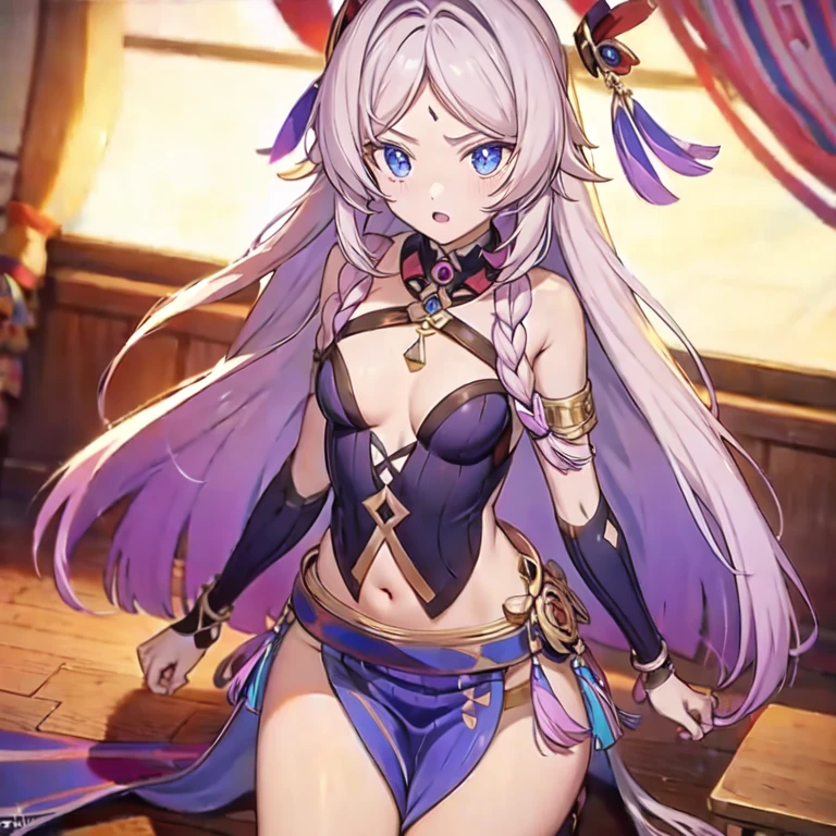 (masterpiece, best quality:1.2), 1girl, solo, Citlali, Genshin Impact, small breasts, jewelry 