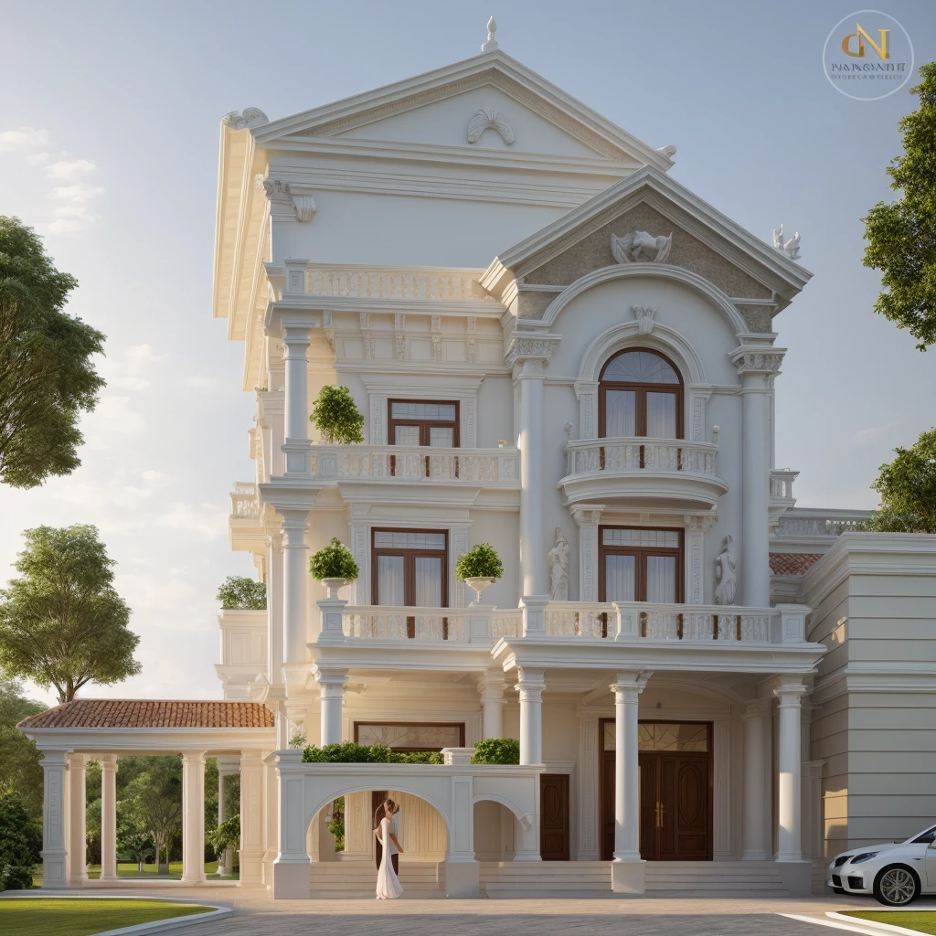 Neoclassical villa design