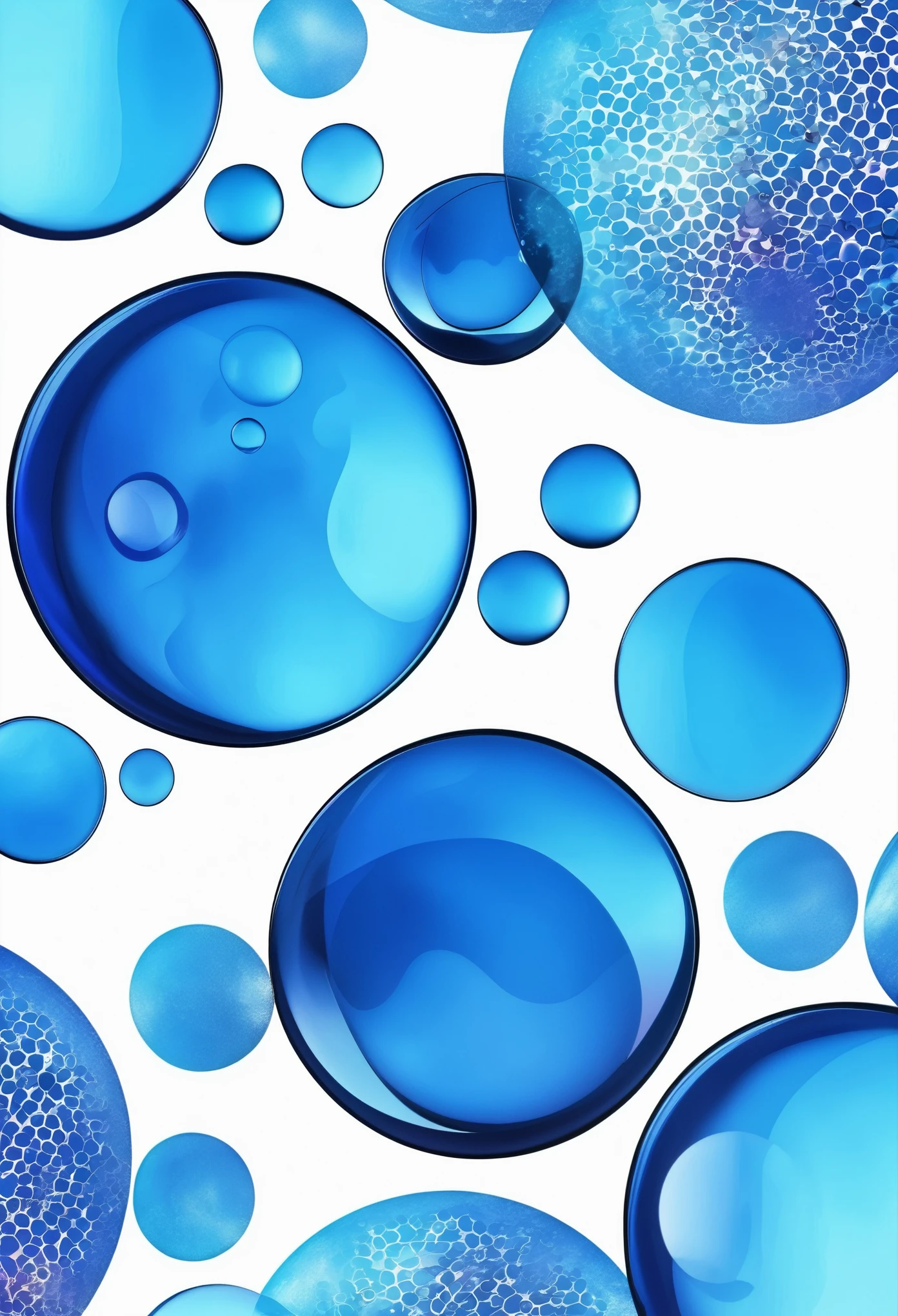 a background with blue bubbles, in the style of fluid networks, innovative page design, furaffinity, primitivist, minimalistic japanese, fluid figuratism