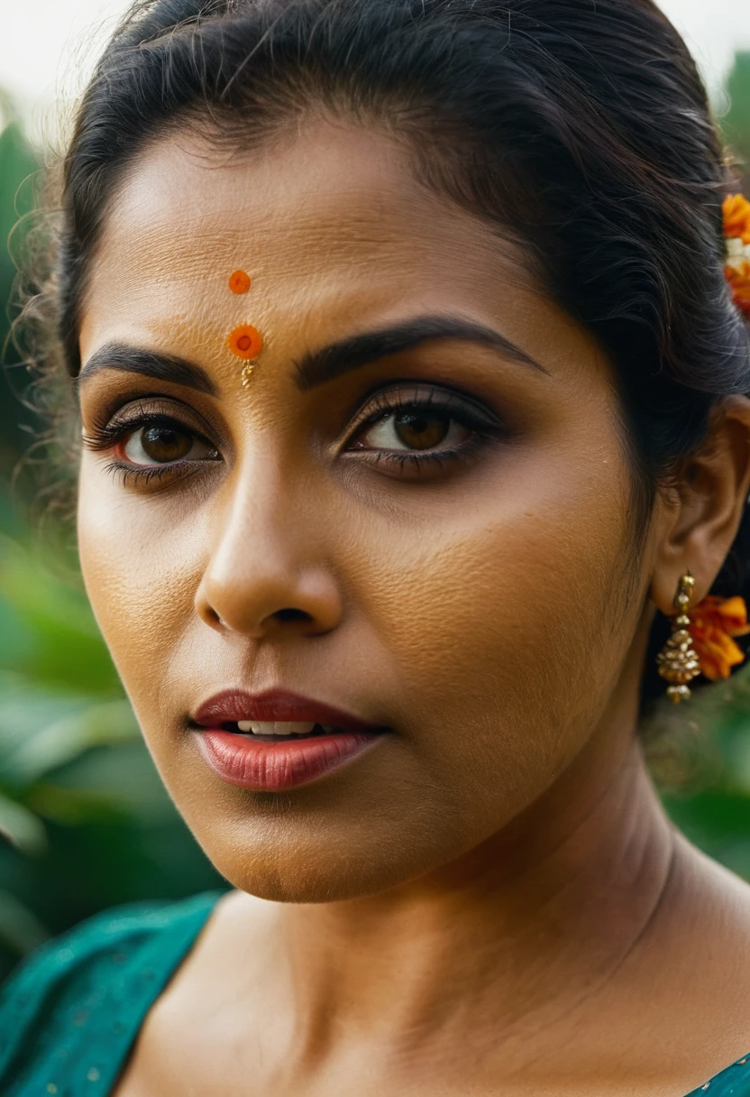 (((kerala village aunty))), (((pale skinned aunty))) , (((full Body))), (((fair skin))), ((( 35 years old))), (((((dark areola))))), (((jut boobs))), (((nude thigh))), (((depth of field))), (((nature bokeh))), (((bewitching, alluring, fascinating, beguiling. full of excitement, adventure, and unusual))), ((( glamorous))), ((( fascinatingly attractive))), photorealistic,photo, realism, Getty Images, RAW candid cinema, 16mm, colour graded portra 400 film, remarkable colour, ultra realistic, textured skin, remarkable detailed pupils, realistic dull skin noise, visible skin detail, skin fuzz, dry skin, shot with cinematic,light leaks, RAW Image, DOF, depth of field,bokeh