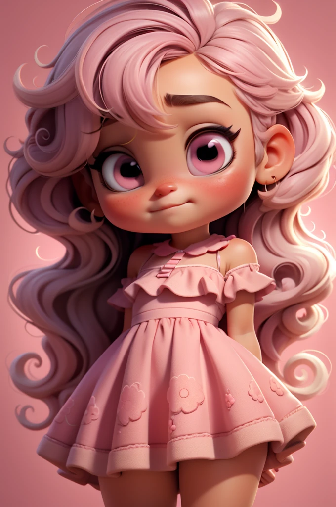 baby chibi, Bar Refaeli, dress pink
 