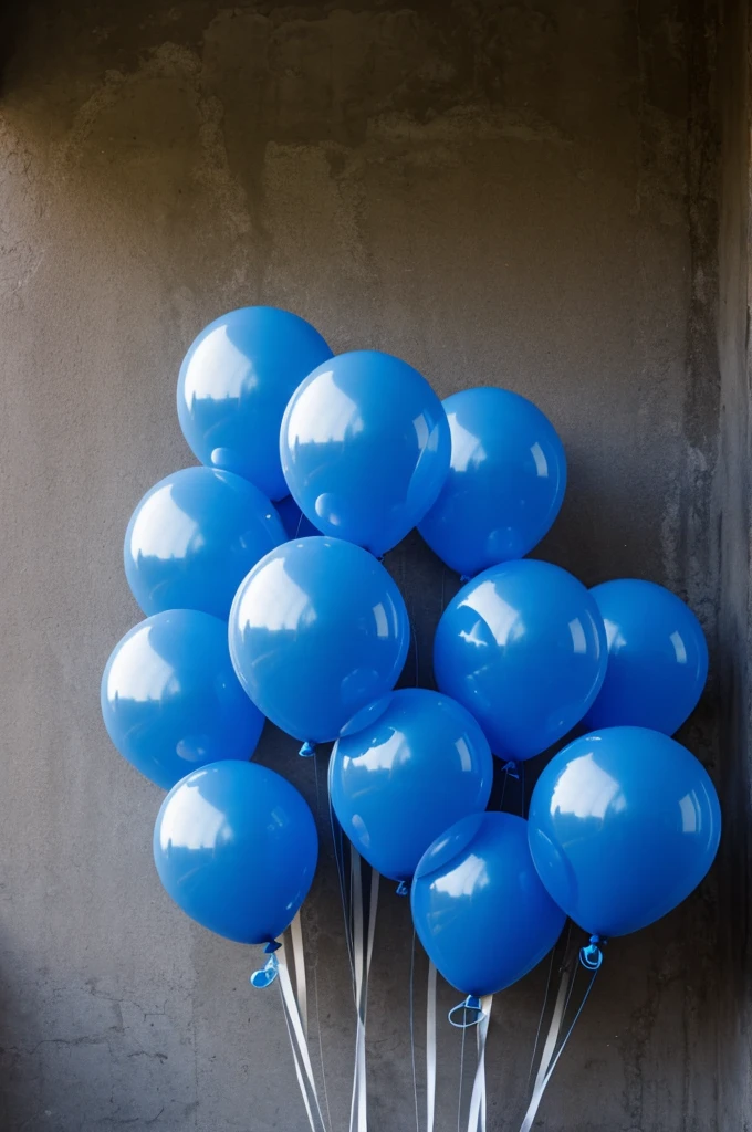 Blue monkey balloons