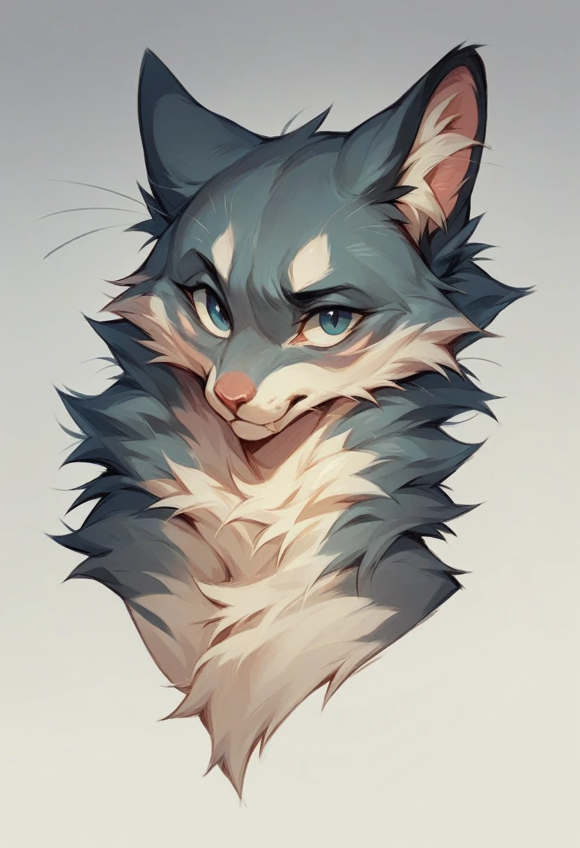 fluffy cat