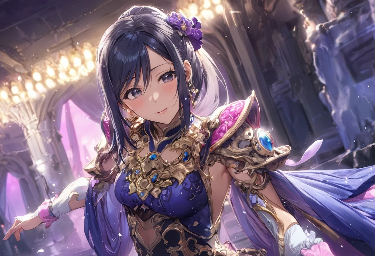 Love Live adult Kanan Matsuura, masterpiece, highest quality, gloss, fantastic background, attire randum, desire