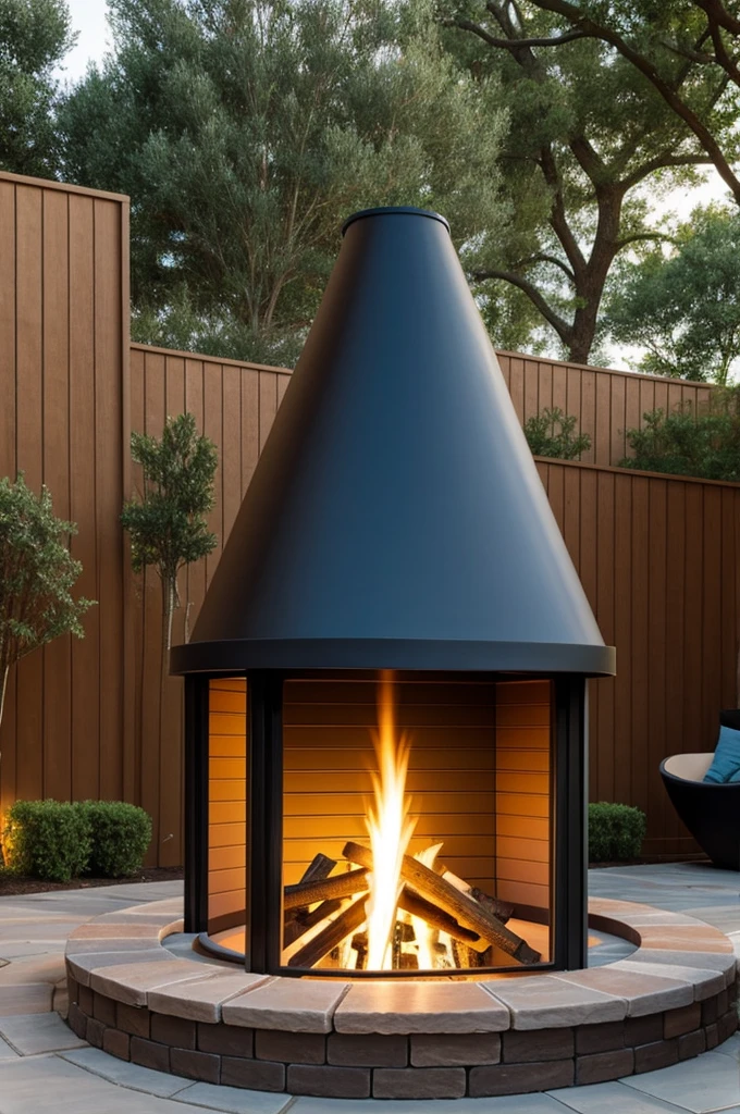 Photos of modern chimineas 